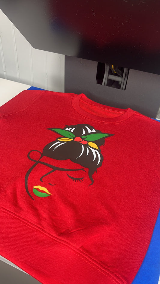 Rasta Babe Crewneck Sweatshirt