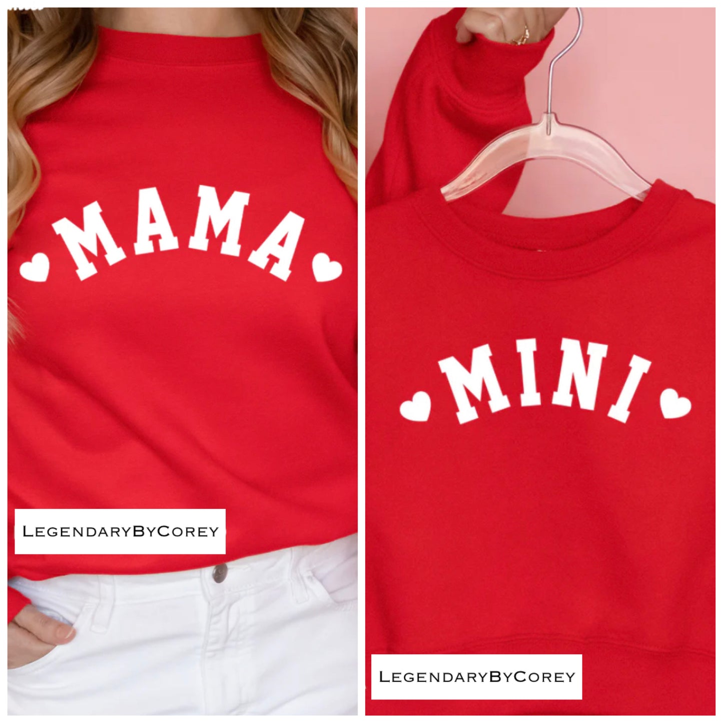 Mama & Youth Crewneck Sweatshirts